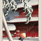 Geisha in the snow by Hasui Poster