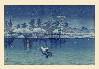 Japanese Fishermen by Hasui