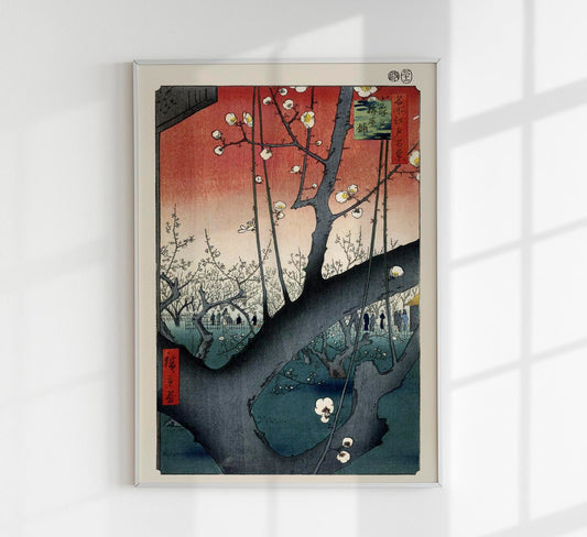 The Plum Orchard at Kameido by Hiroshige