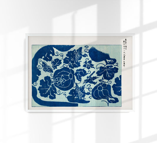 Blue Flower Pattern by Taguchi Tomoki