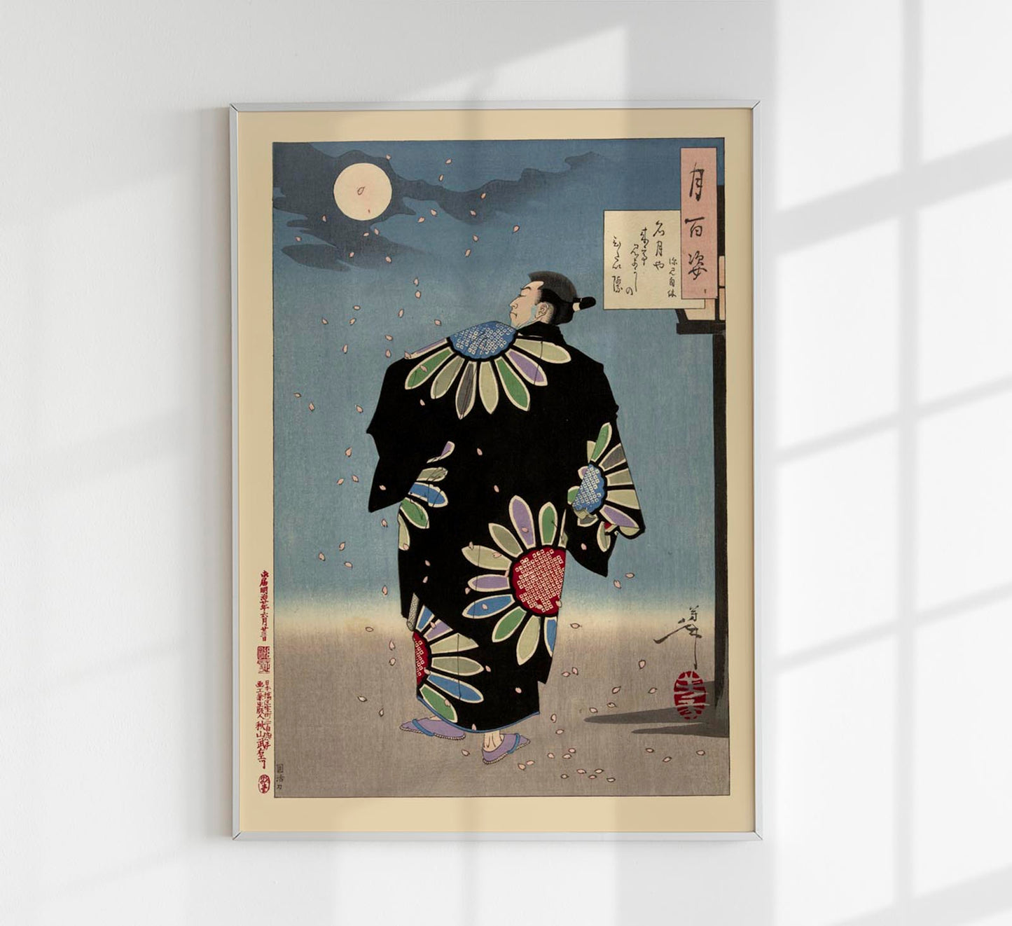 Moonlight Fukami Jikyu by Tsukioka Yoshitoshi Poster