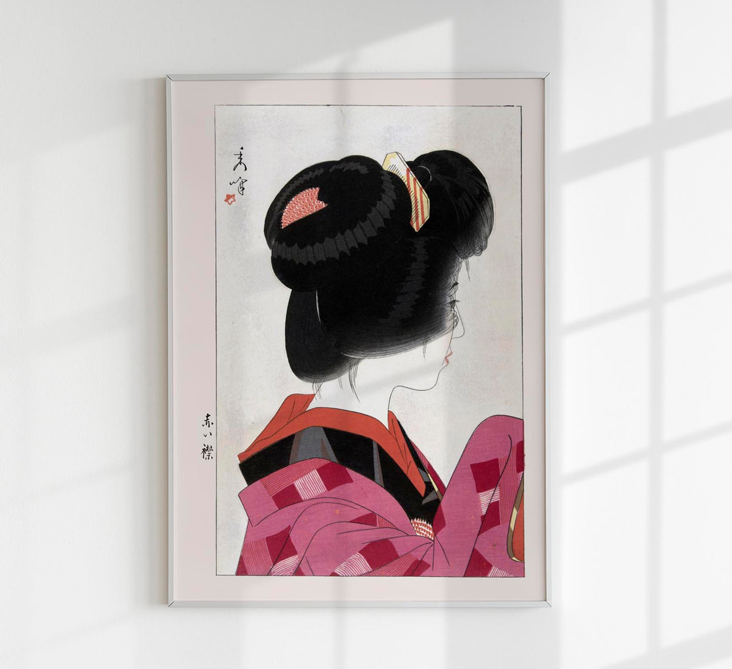 Geisha with Red Collar by Yamakawa Shuho Poster