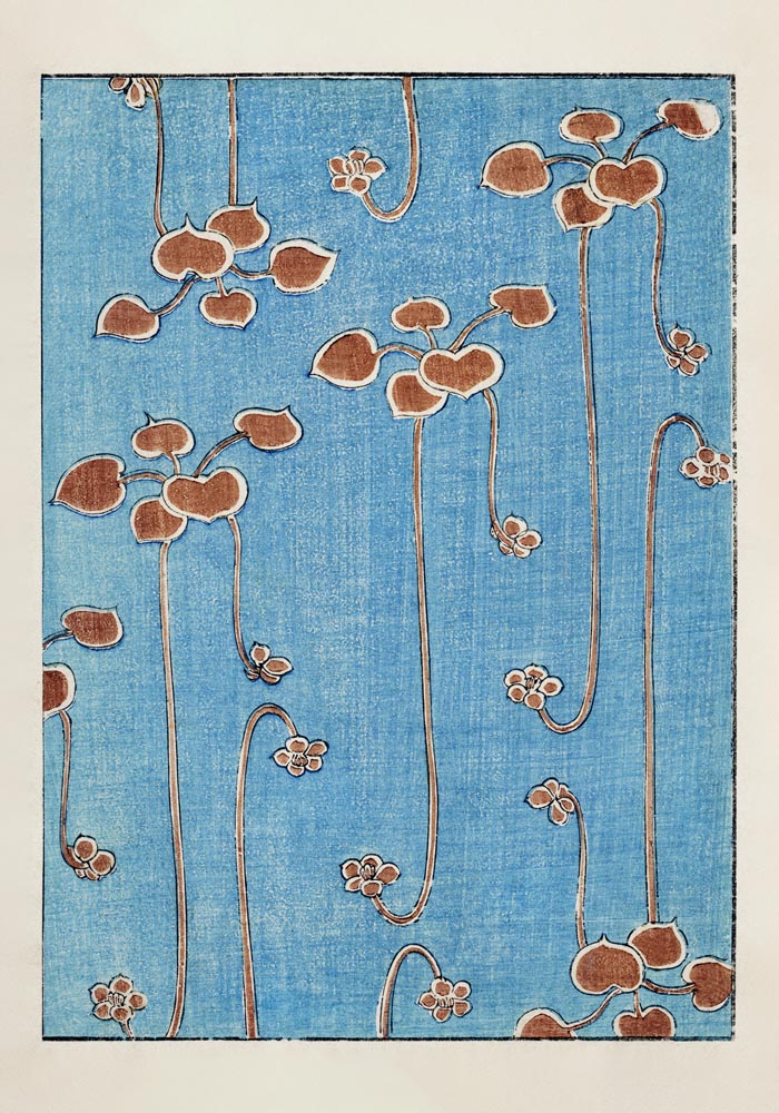 Japanese Flower from Bijutsu Sekai by Watanabe Seite