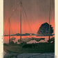 Harbour Sunset by Hasui