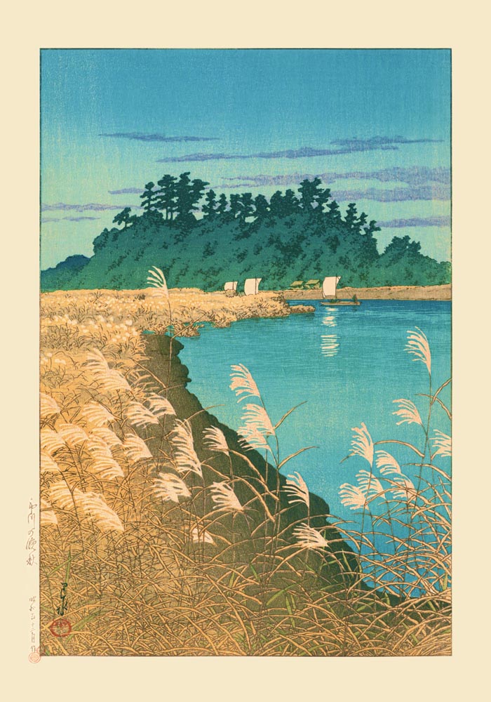 Late Autumn by Hasui