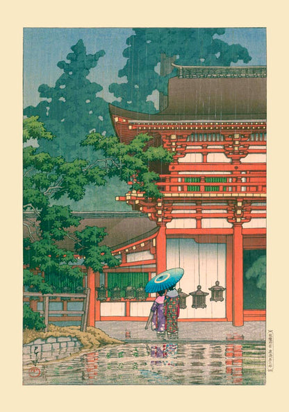 Kasuga Shrine Art Print By Kawase Hasui