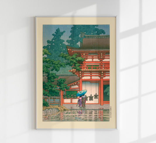 Kasuga Shrine Art Print By Kawase Hasui