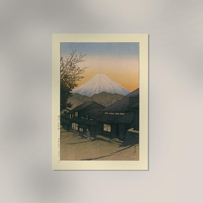 Yui, Suruga Art Print By Kawase Hasui