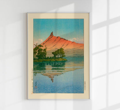 Onuma Park in Hokkaido Art Print by Kawase Hasui