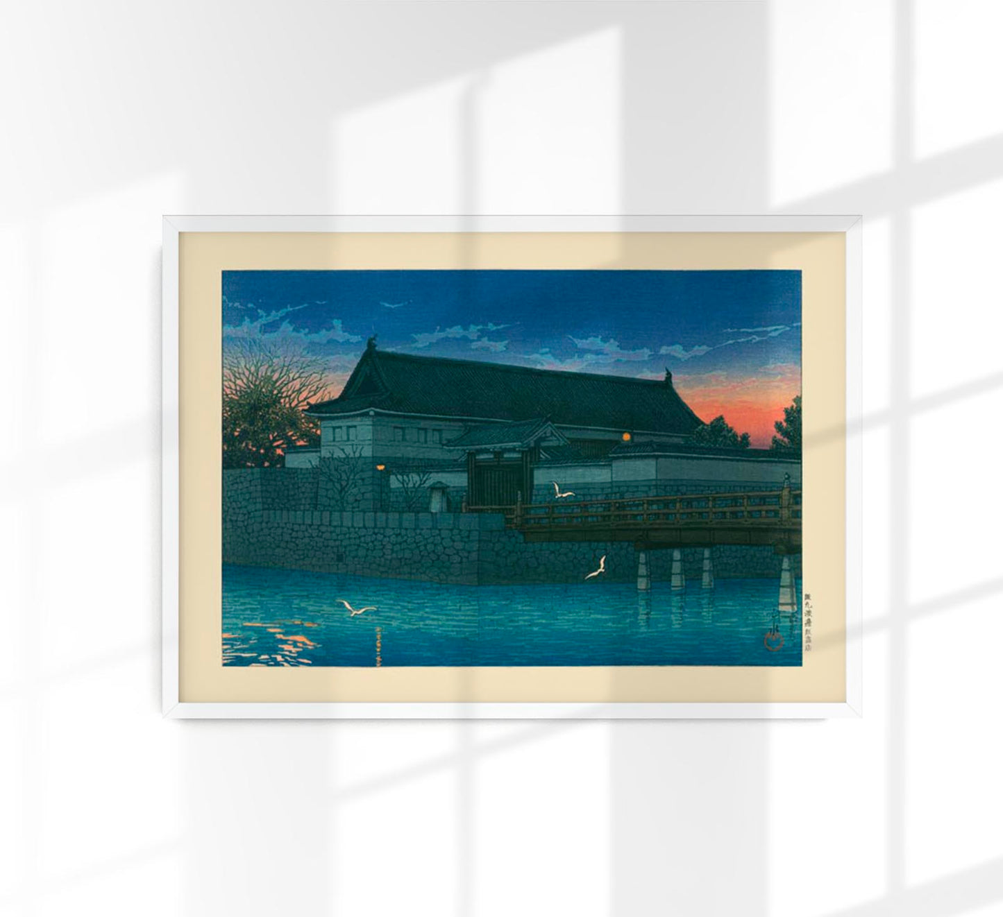 Hirakawa Gate Art Print by Kawase Hasui