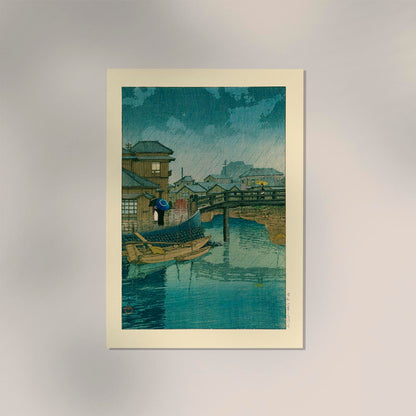 Shinagawa Art Print by Kawase Hasui