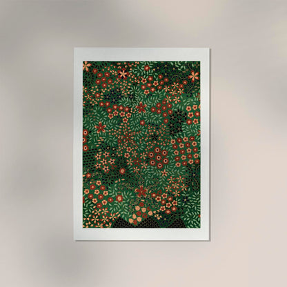 Japanese floral print pattern from section VII plate IX. by G.A. Audsley