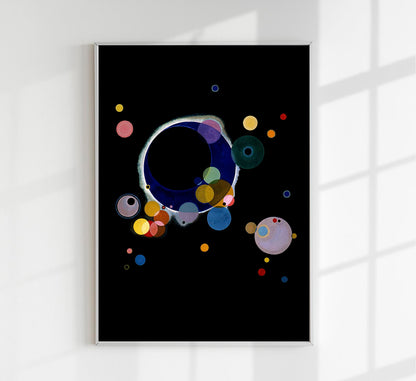 Several Circles by Wassily Kandinsky Poster