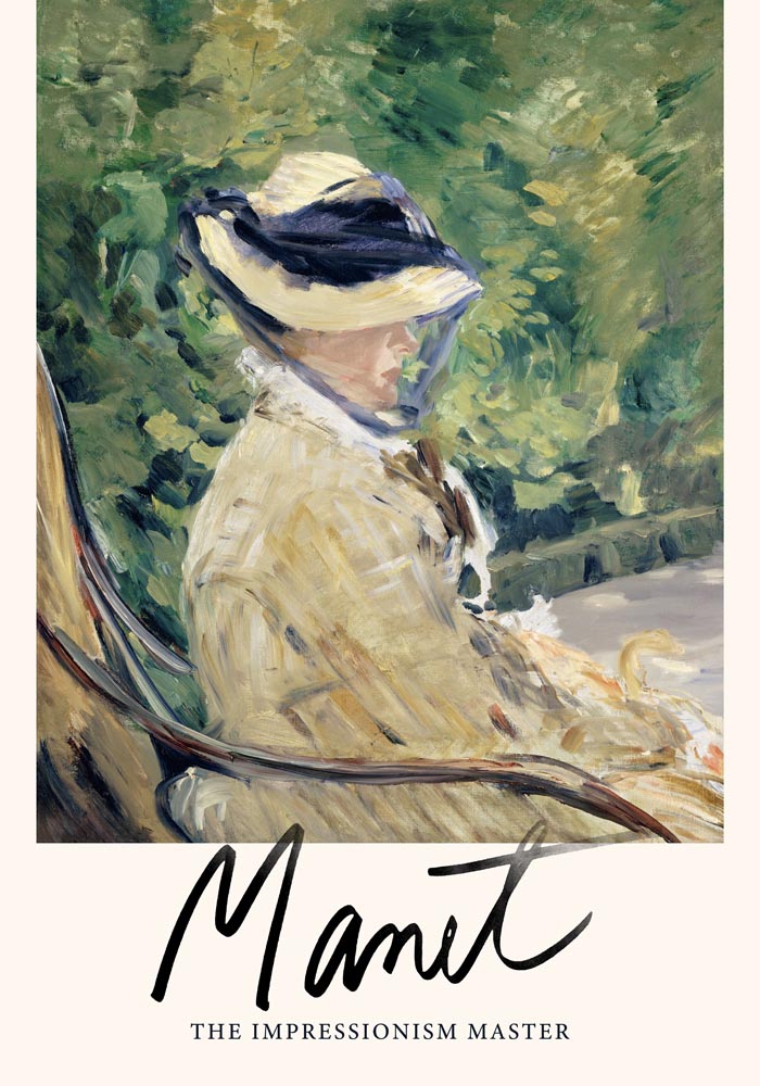 Madame Manet by Manet Exhibition Poster