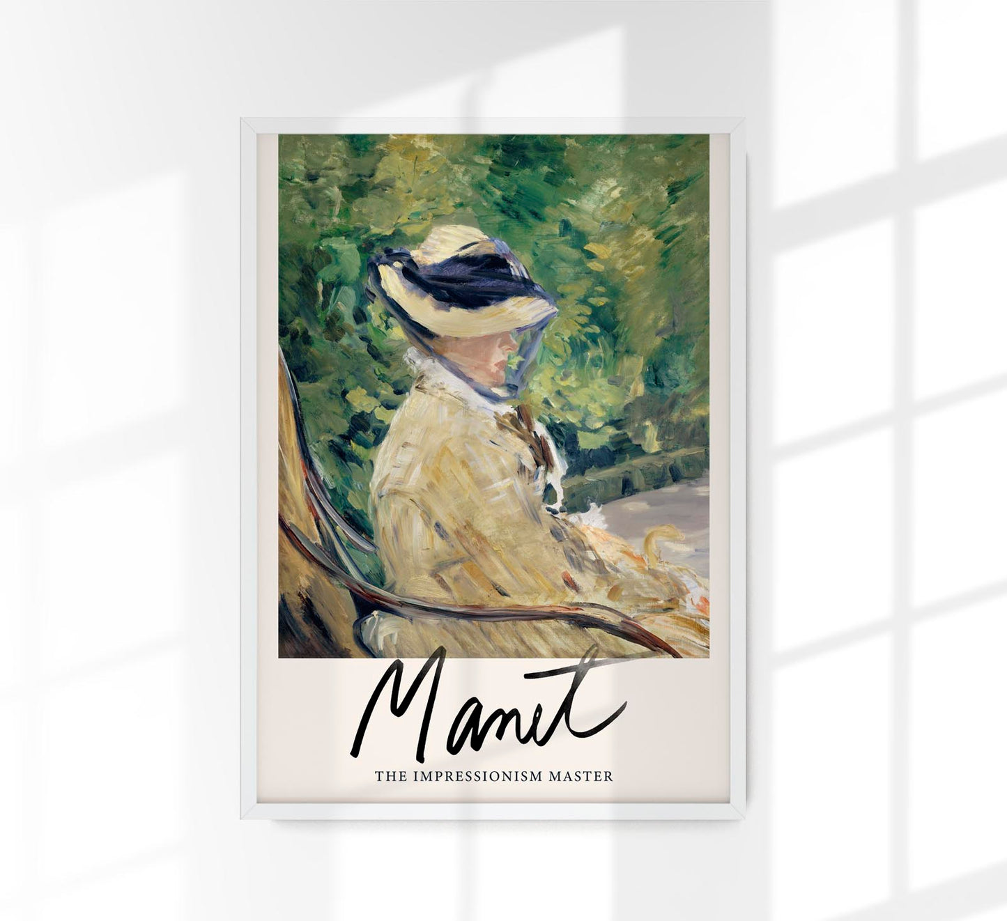 Madame Manet by Manet Exhibition Poster