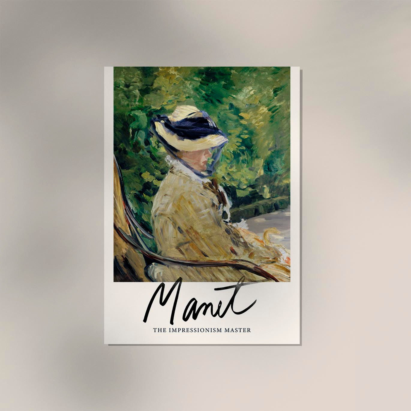 Madame Manet by Manet Exhibition Poster