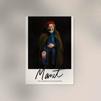 Beggar with a Duffle Coat by Manet Exhibition Poster