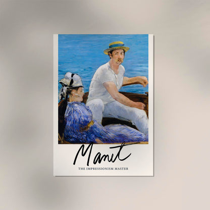 Boating by Manet Exhibition Poster