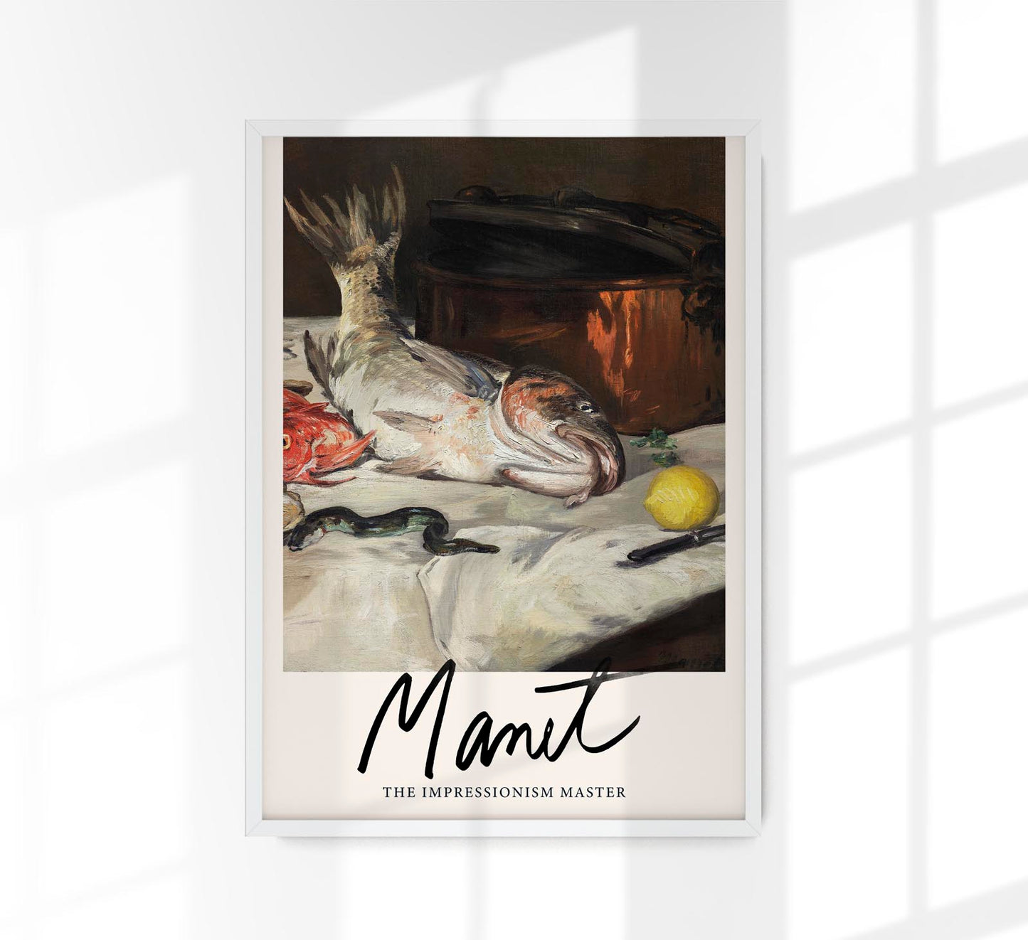 Fish (Still Life) by Manet Exhibition Poster