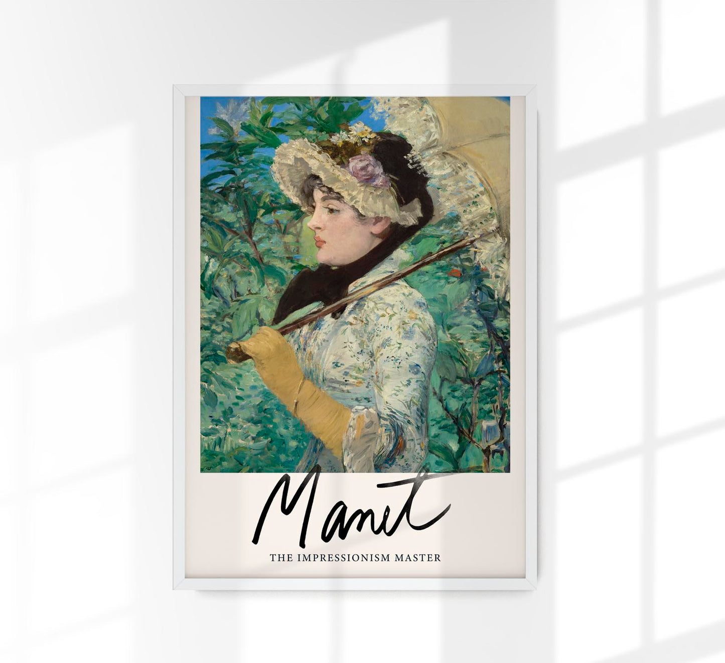 Jeanne Spring by Manet Exhibition Poster