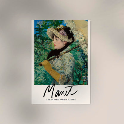 Jeanne Spring by Manet Exhibition Poster