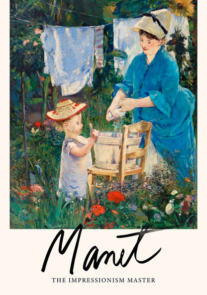 Laundry by Manet Exhibition Poster