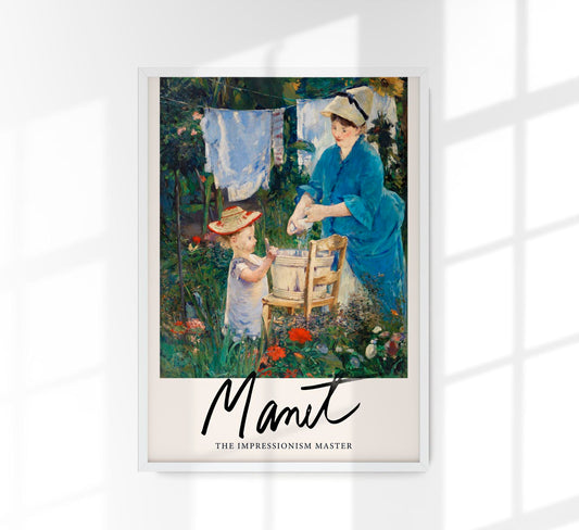 Laundry by Manet Exhibition Poster