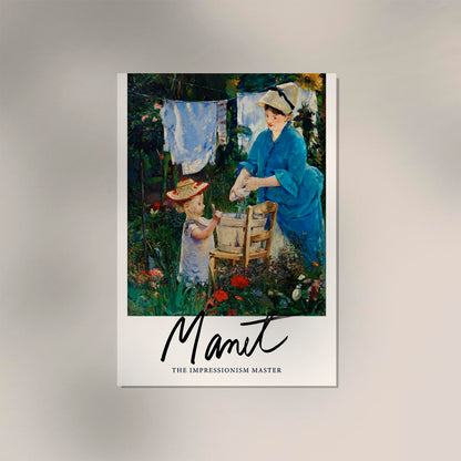 Laundry by Manet Exhibition Poster