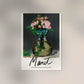 Moss Roses in a Vase by Manet Exhibition Poster