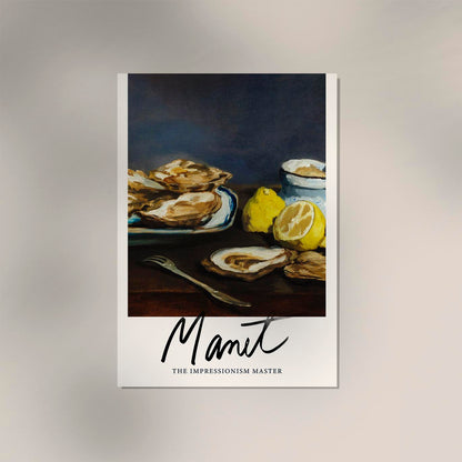 Oysters by Manet Exhibition Poster