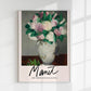 Peonies by Manet Exhibition Poster