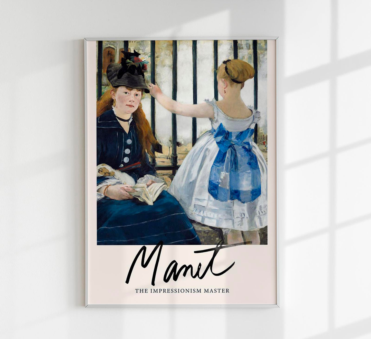 The Railway by Manet Exhibition Poster