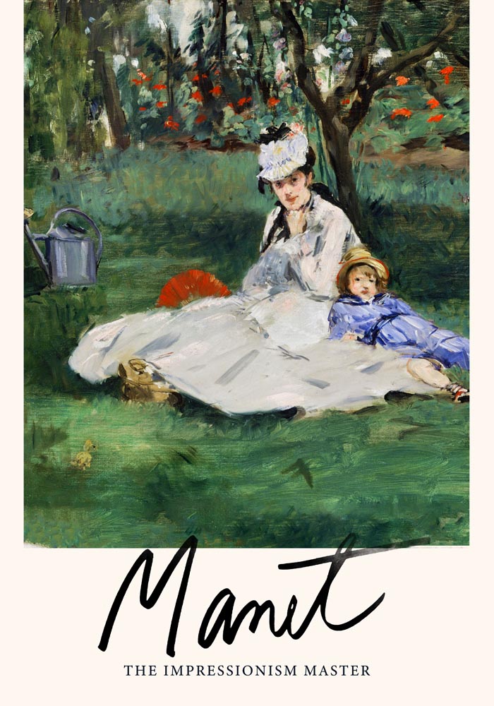 The Manet Family by Manet Exhibition Poster