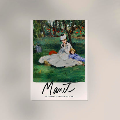 The Manet Family by Manet Exhibition Poster