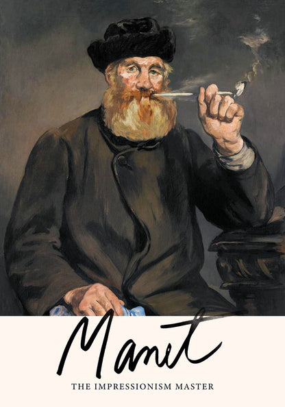 The Smoker by Manet Exhibition Poster