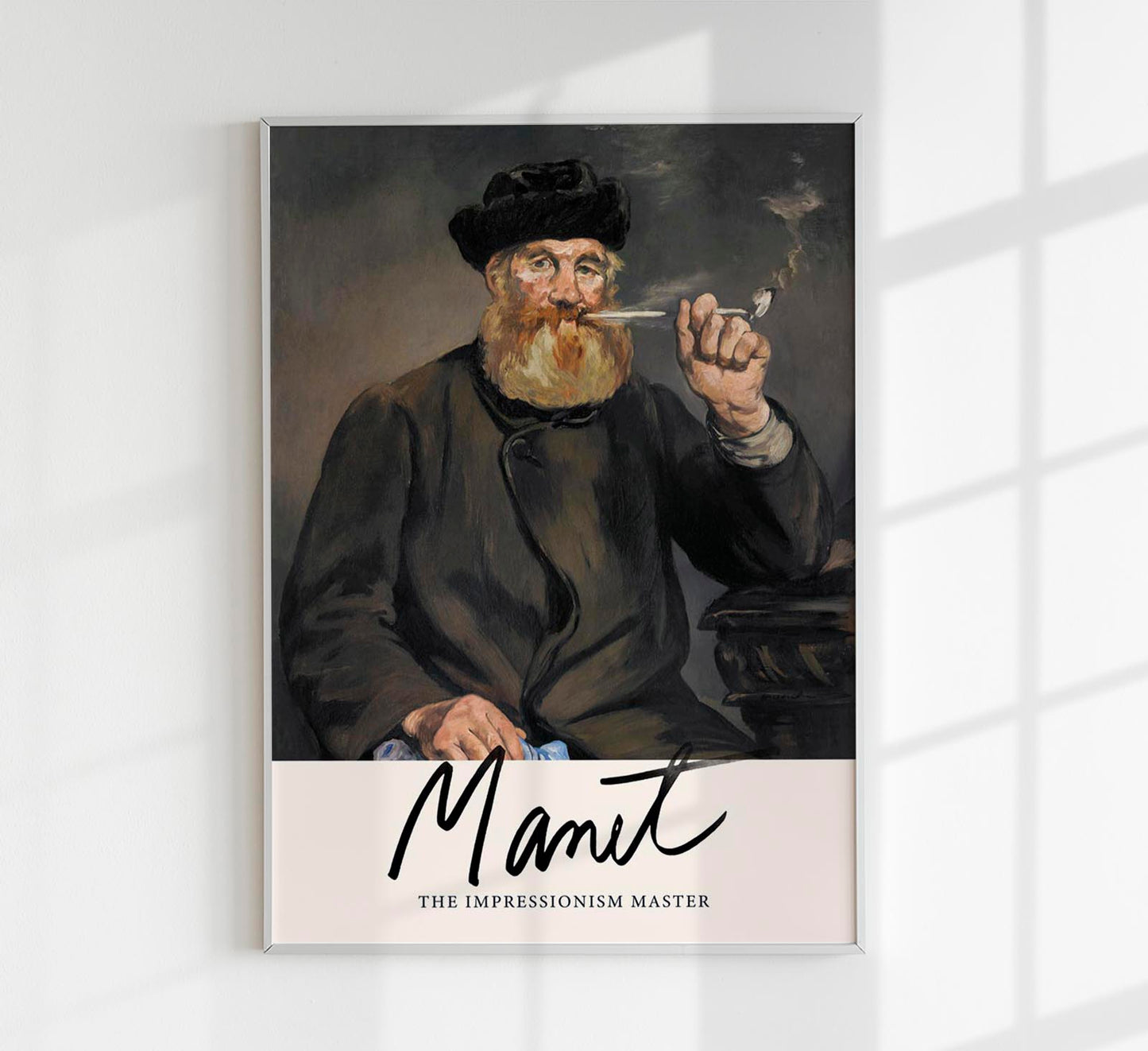 The Smoker by Manet Exhibition Poster