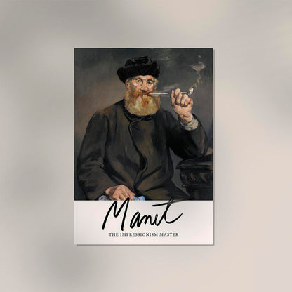 The Smoker by Manet Exhibition Poster