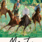 At the Races by Manet Exhibition Poster