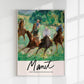 At the Races by Manet Exhibition Poster