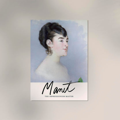 Mademoiselle Isabelle Lemonnier by Manet Exhibition Poster