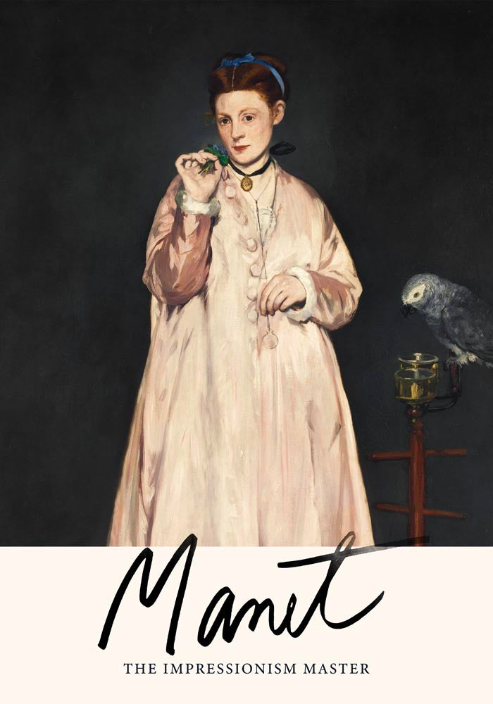 Young Lady in 1866 by Manet Exhibition Poster