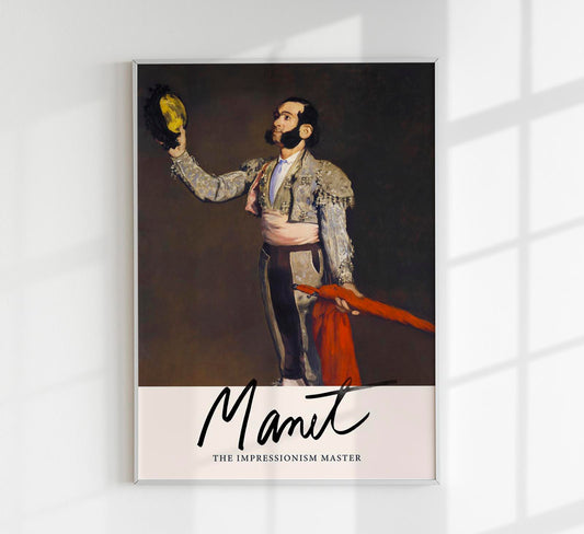 A Matador by Manet Exhibition Poster