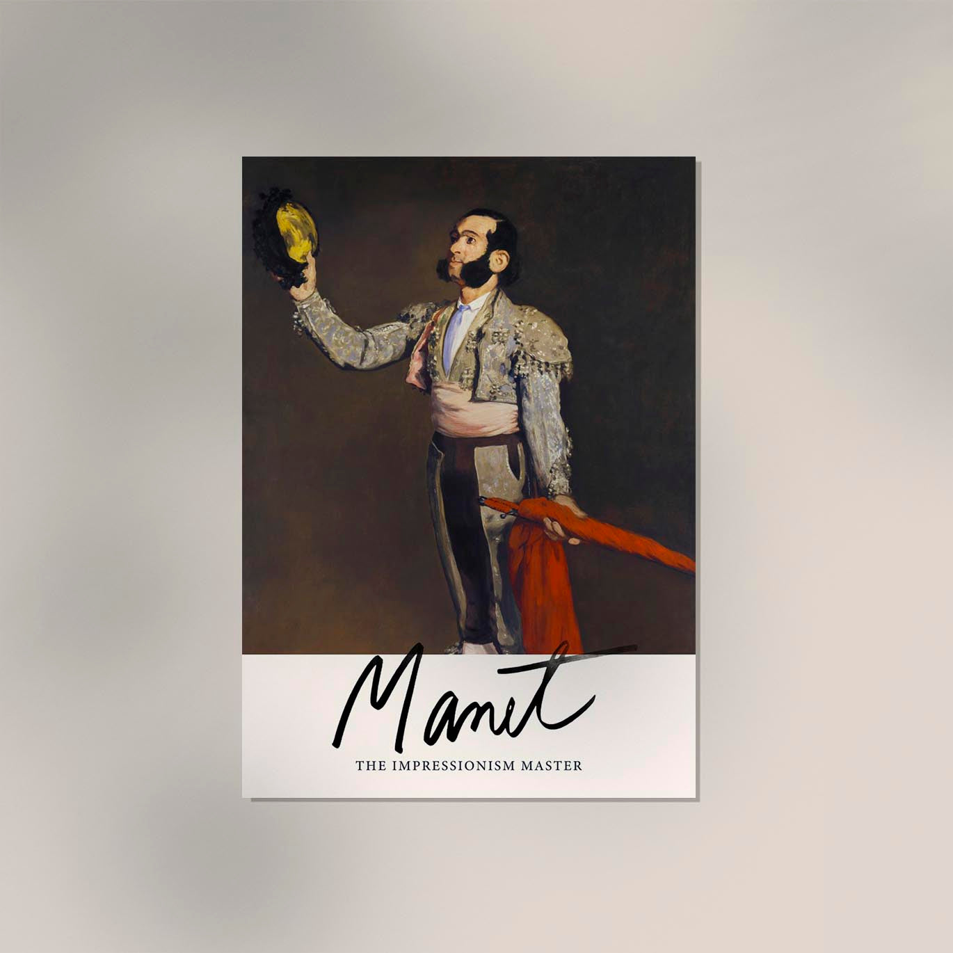 A Matador by Manet Exhibition Poster