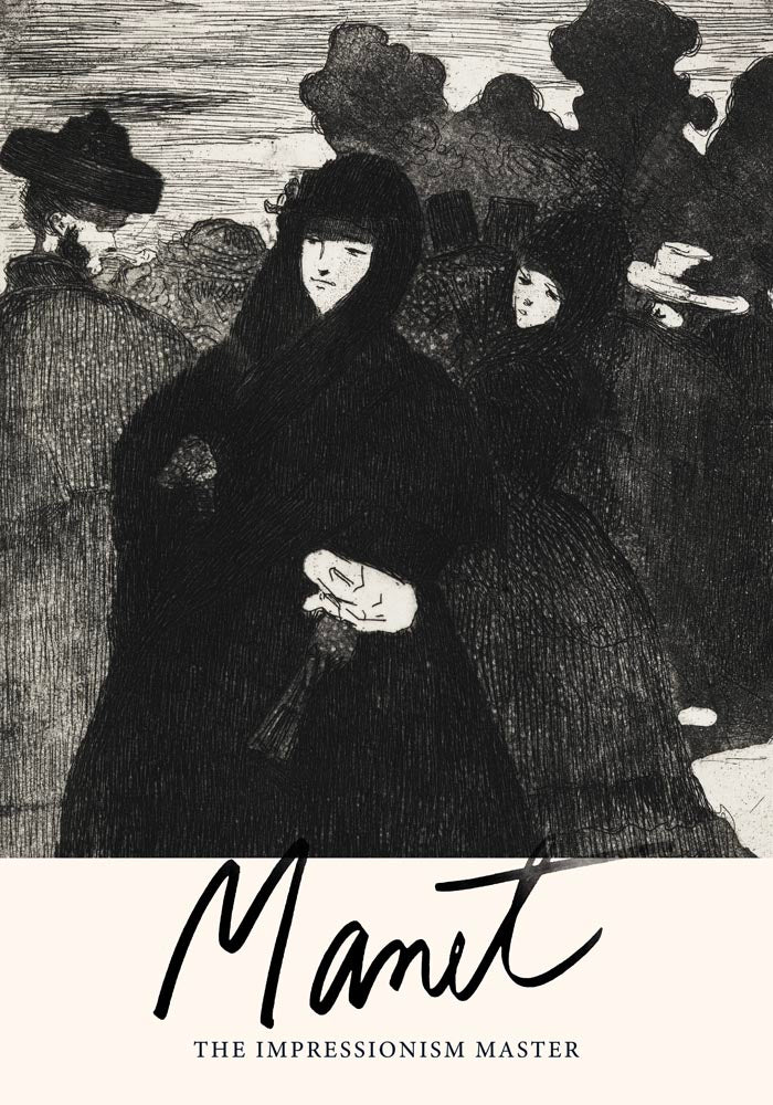 At the Prado II by Manet Exhibition Poster