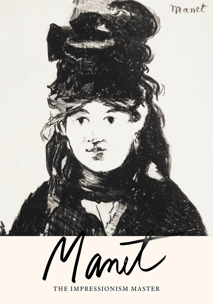 Berthe Morisot Nr 1 by Manet Exhibition Poster