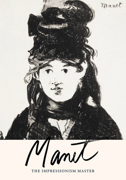 Berthe Morisot Nr 1 by Manet Exhibition Poster