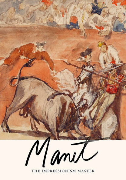 Bullfight Nr 1 by Manet Exhibition Poster