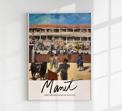 Bullfight Nr 2 by Manet Exhibition Poster