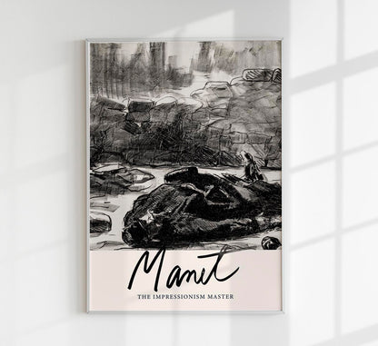 Civil War by Manet Exhibition Poster