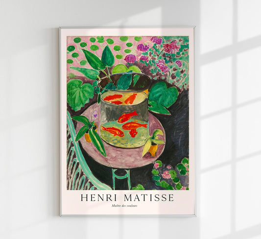 Les Poissons rouges by Henri Matisse Exhibition Poster